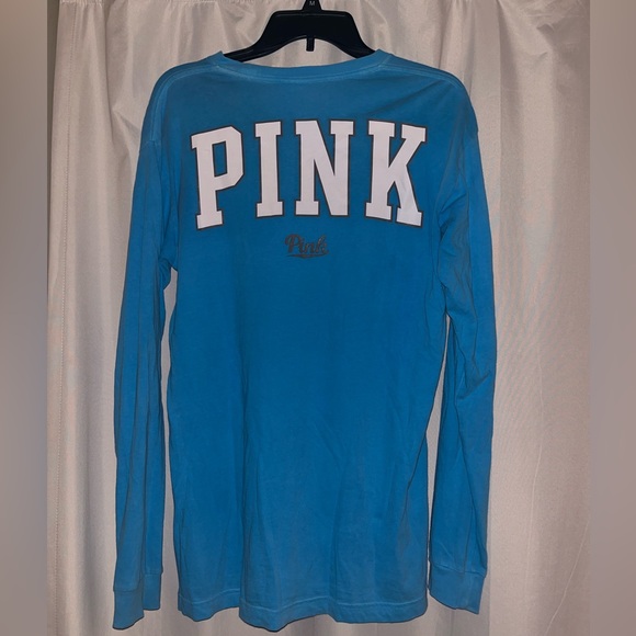PINK/VS Teal Long Sleeve, size small/medium - Picture 2 of 2